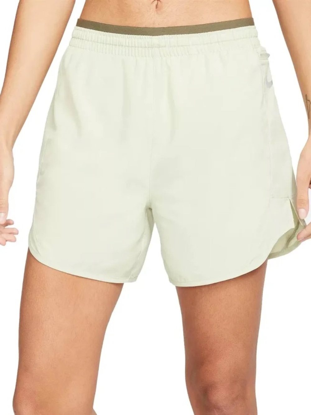 NWT Nike Dri-fit Tempo Luxe Running Shorts Pale Green